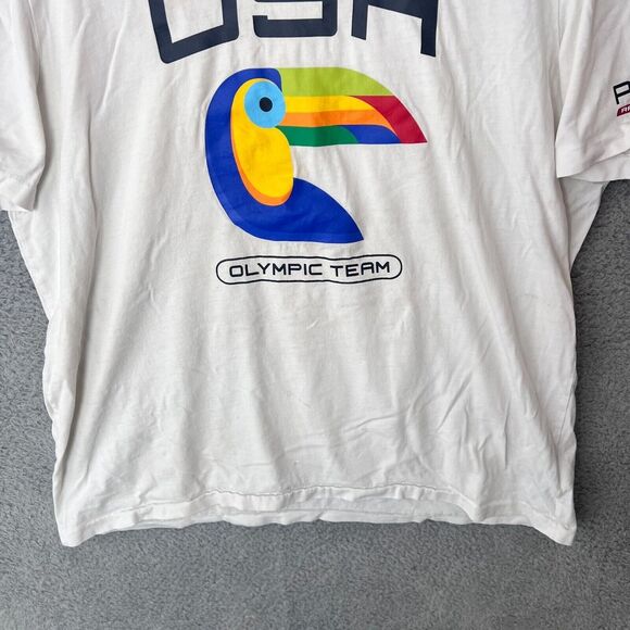 Polo Ralph Lauren T Shirt Mens XL White‎ United States USA Olympic Team 2016 Tee - Picture 7 of 13